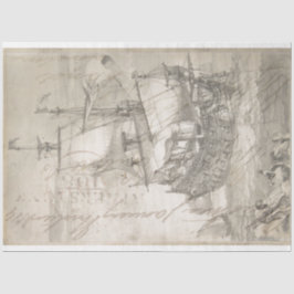 Dekopulver für nautische Möbel Seidenpapier