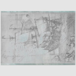 Dekopulver für nautische Möbel Seidenpapier