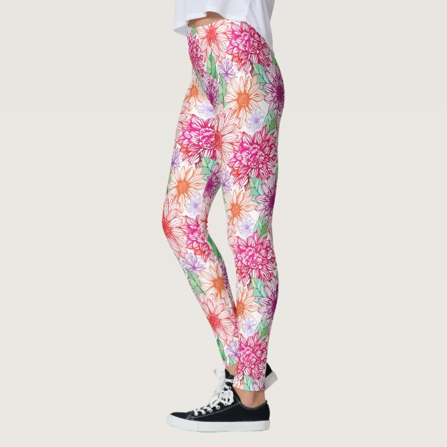 Dekor der Blume 26 Leggings (Links)