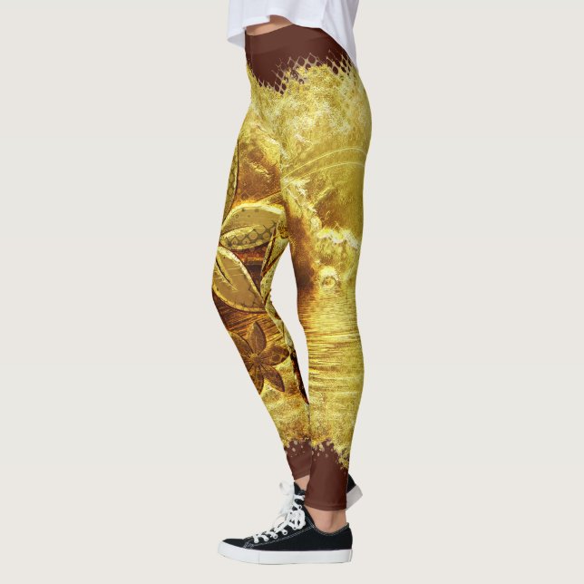 Dekor der Blume 59 Leggings (Links)