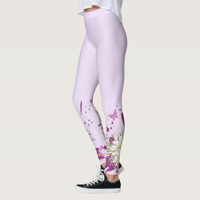 Dekor der Blume 72 Leggings (Links)