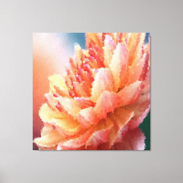 Dekor der Blume 78 Leinwanddruck (Vorderseite)