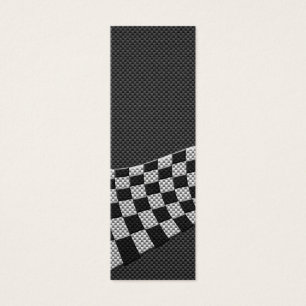 Dekor der Racing Flag Wave im Carbon Fibre-Stil
