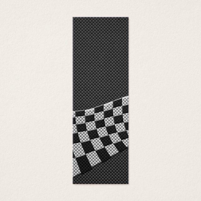 Dekor der Racing Flag Wave im Carbon Fibre-Stil (Vorderseite)