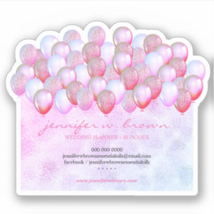 Dekor der Sparkle Balloons Aufkleber