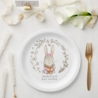 Dekor der Vintagen Kaninchen-Babydusche P