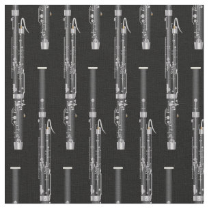 Dekor des Bassoon Music Musician Room Stoff