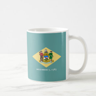 Dekor des Delaware-Zustandsflaggen Tasse