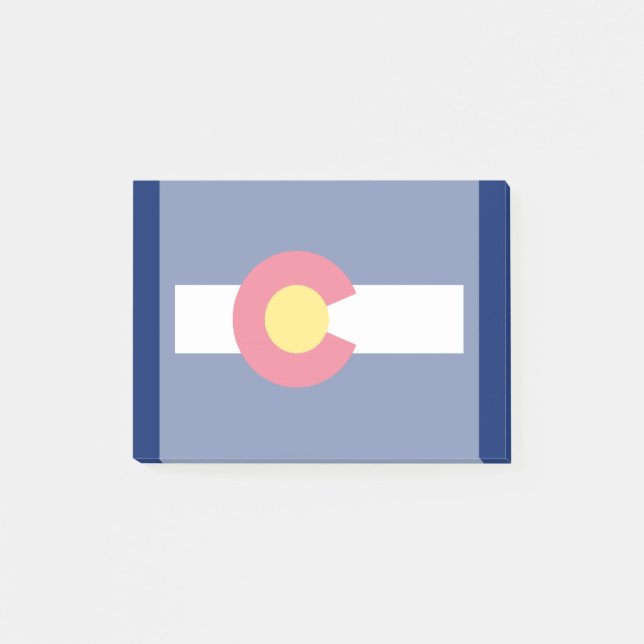 Dekor des Farbzustandsdesigns Post-it Klebezettel (Vorderseite)