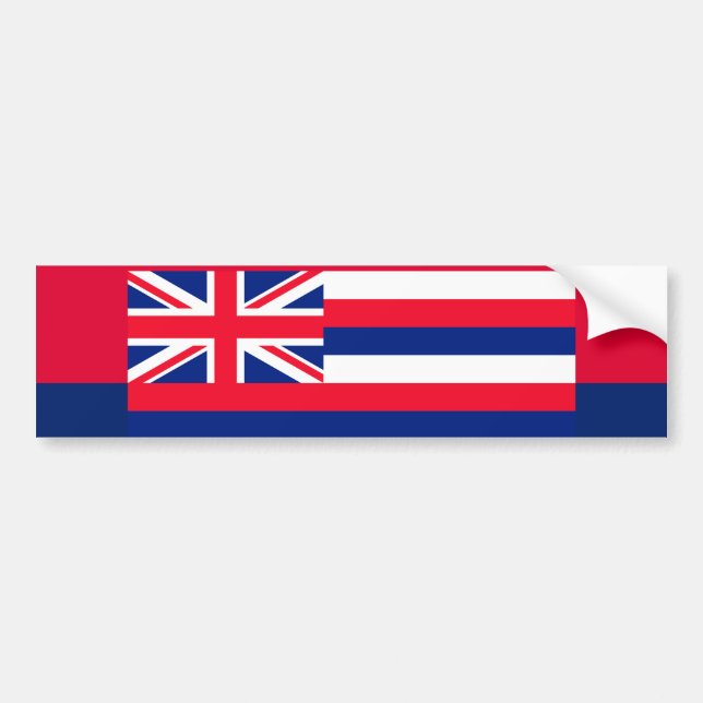 Dekor des Flaggendesigns des Hawaii-Staates Autoaufkleber (Vorne)