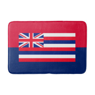 Dekor des Flaggendesigns des Hawaii-Staates Badematte