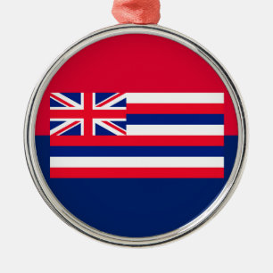 Dekor des Flaggendesigns des Hawaii-Staates Ornament Aus Metall