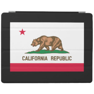 Dekor des Flaggendesigns des Staates Kalifornien iPad Hülle