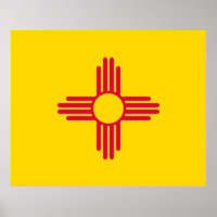 Dekor des Flaggendesigns des Staates New Mexiko
