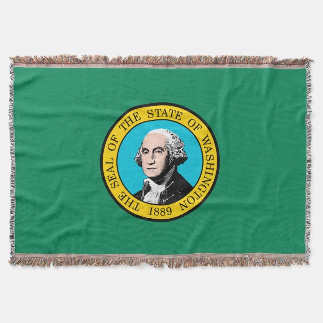 Dekor des Washington State Flag Design Decke (Vorderseite)