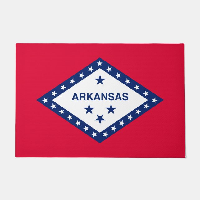 Dekor für das Design der Staatsflagge von Arkansas Fußmatte (Vorderseite)