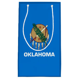 Dekor für das Flaggendesign des Staates Oklahoma Kleine Geschenktüte