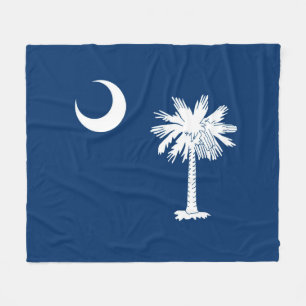 Dekor für die Flaggen des South Carolina-Staates Fleecedecke