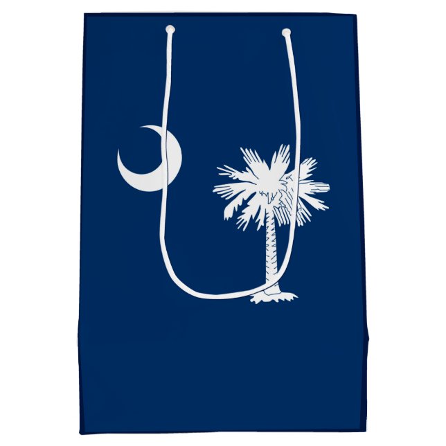 Dekor für die Flaggen des South Carolina-Staates Mittlere Geschenktüte (Rückseite)