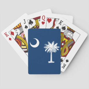 Dekor für die Flaggen des South Carolina-Staates Spielkarten