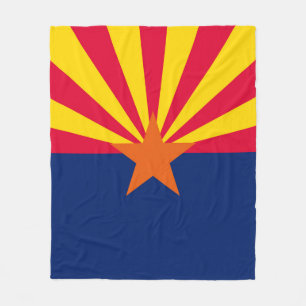 Dekor für die Flaggen des Staates Arizona Fleecedecke