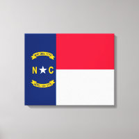 Dekor für die Flaggen des Staates North Carolina