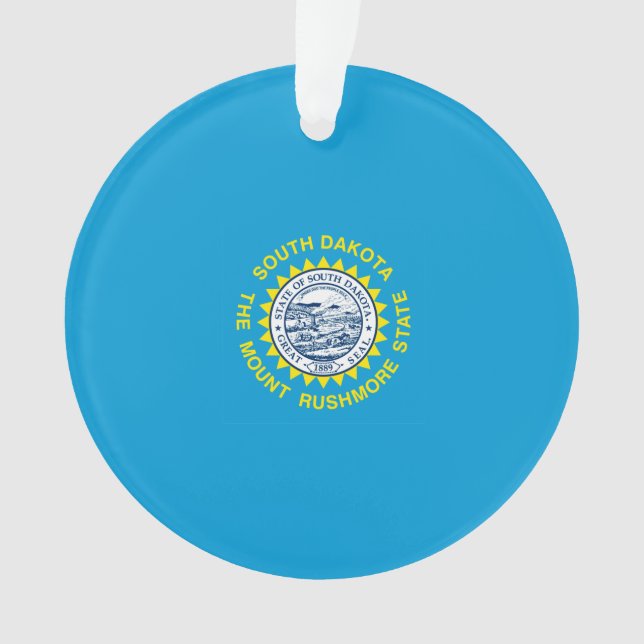 Dekor für die Flaggen des Staates South Dakota Ornament (Vorderseite)
