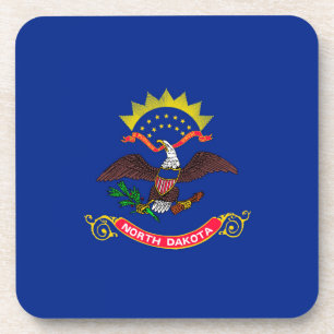 Dekor für die Flaggengestaltung des Staates North Getränkeuntersetzer