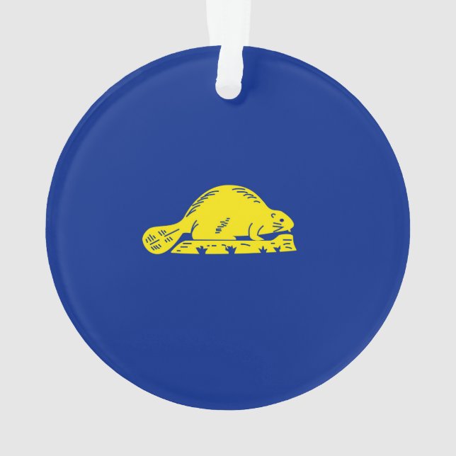 Dekor für die Gestaltung der Staatsflagge in Orego Ornament (Rückseite)