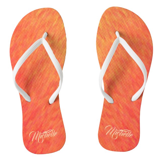 Dekor für Herbst-Herbst Flip Flops (Fußbett)