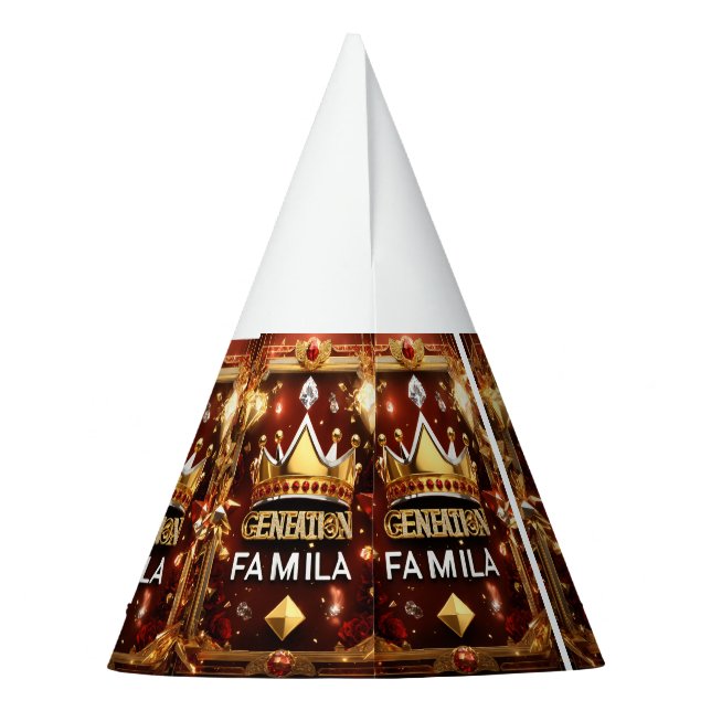 Dekor > Papierhaare für Party Partyhütchen (Rückseite)