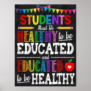 Dekor-Poster für Schulkrankenpfleger Poster
