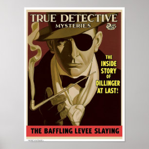 DEKOR: TRUE DETECTIVE MAGAZIN COVER POSTER