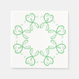 Dekor von Napkins geblüht Serviette