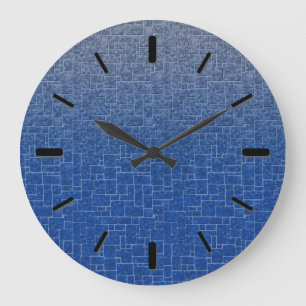 Dekoration aus abstrakten Steinen Große Wanduhr