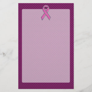 Dekoration aus rosa, rosafarbenen Kohlenstoff-Fase Briefpapier