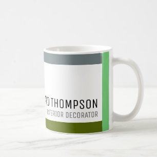 Dekoration beruflich Kaffee-Tasse mit Farbrahmen Tasse