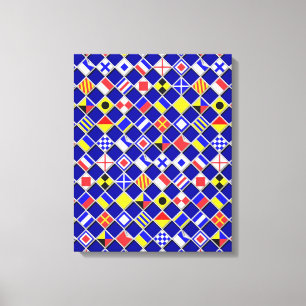 Dekoration der 3D-Effekte Gestaltete eckte nautisc Leinwanddruck