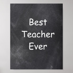 Dekoration der besten Lehrer je Chalkboard-Klasse