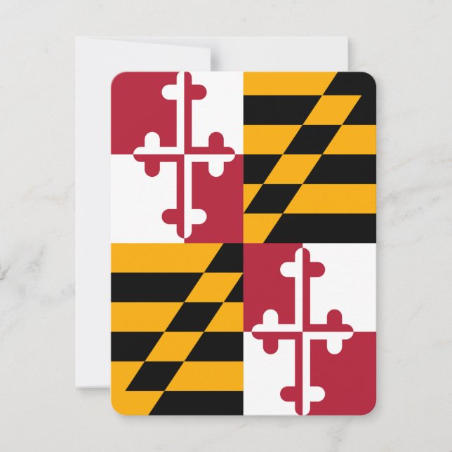 Dekoration der Maryland State Flag Colors (Vorderseite)