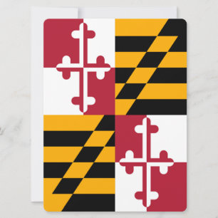 Dekoration der Maryland State Flag Colors