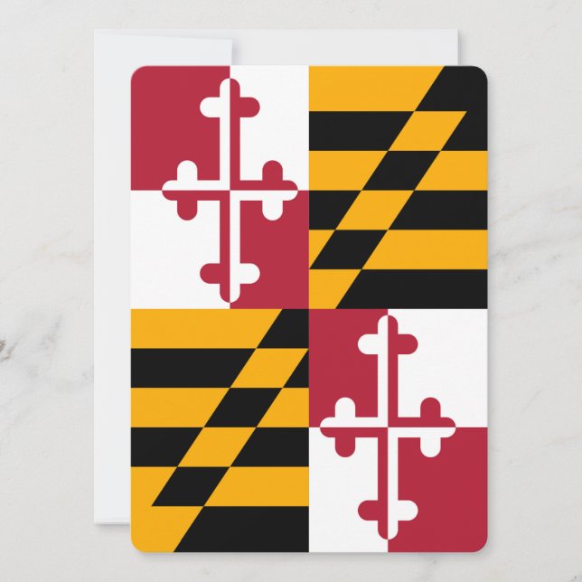 Dekoration der Maryland State Flag Colors (Vorderseite)