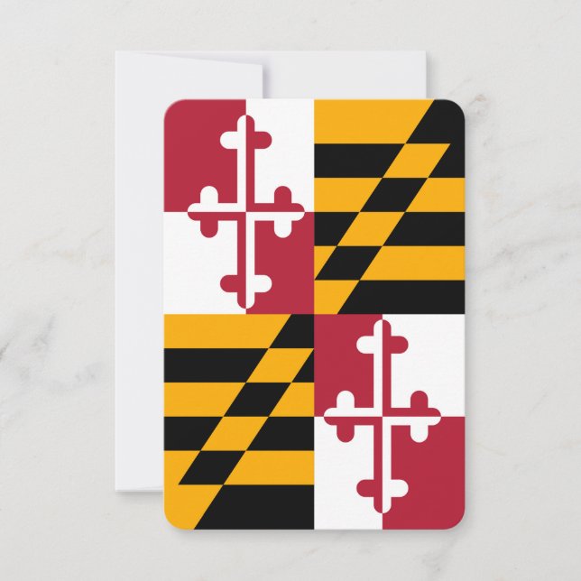 Dekoration der Maryland State Flag Colors (Vorderseite)