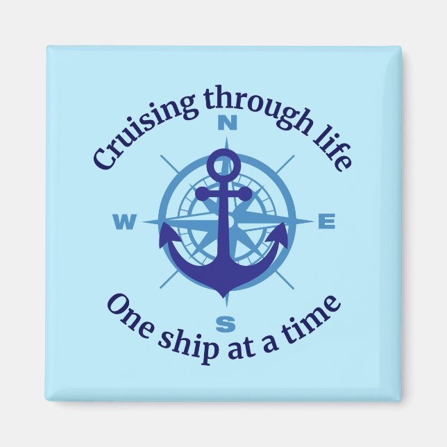 Dekoration der Nautic Cruising Life Door Magnet (Vorne)