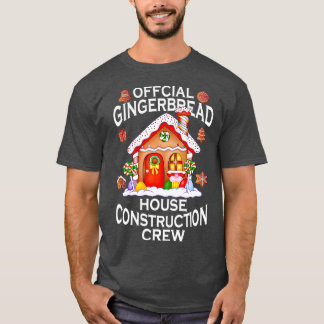 Dekoration der offiziellen Gingerbread-Crew T-Shirt