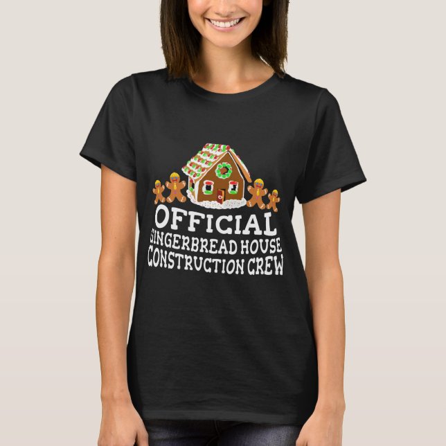 Dekoration der offiziellen Gingerbread-Crew T-Shirt (Vorderseite)