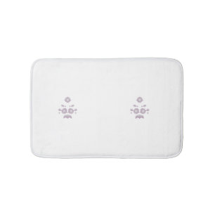 Dekoration der Rose Milk White Classic Badematte
