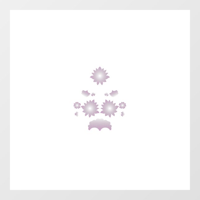 Dekoration der Rose Milk White Classic Fensteraufkleber (Blatt)