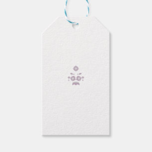 Dekoration der Rose Milk White Classic Geschenkanhänger
