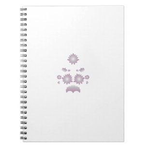 Dekoration der Rose Milk White Classic Notizblock